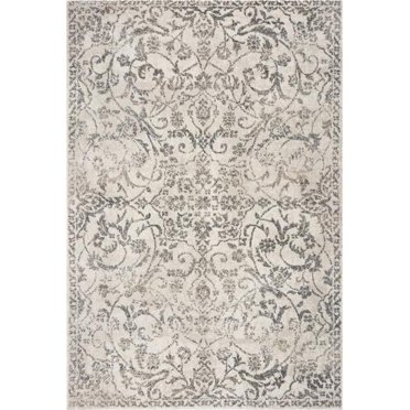 HomeRoots 353873 3 ft. 3 in. x 4 ft. 11 in. Polypropylene Ivory Area Rug