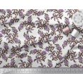 thumbnail image 3 of Soimoi Poly Georgette Fabric Leaves & Floral Block Fabric Prints by Yard 42 Inch Wide, 3 of 3