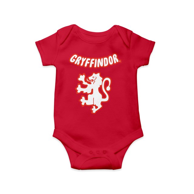 Harry Potter Maison de Poudlard Gryffondor Grenouillère Rouge pour Bébé
