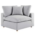 thumbnail image 2 of Modway Commix 3 Piece Down Filled Overstuffed Sectional Sofa Set in Light Gray, 2 of 10