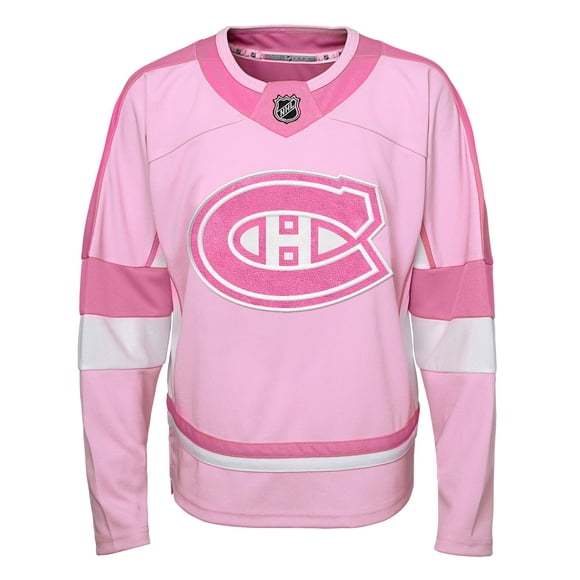 Outerstuff Maillot de Mode Rose pour Filles d'Âge Préscolaire Canadiens de Montréal