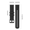 thumbnail image 3 of Kcodviy Tpu Silicone Sports Sweat Analog Watch for Men Proof Solid Color Watch X Five Smart Watch Band with Convenient Adjustment Bj7135-02E and Wide Compatibility, 3 of 6