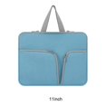thumbnail image 3 of Laptop Sleeve Waterproof Computer Case Portable Bag Pocket Carrier Pouch Protector Reusable Compartments Business Storage Blue 11inch, 3 of 9