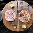 thumbnail image 4 of Dividing Tableware Set, Partitioned Plates with Spoon, Fork & Chopsticks, Kitchen Utensils Set for Family Meals, Space-Saving, Microwave Safe, Home & Kitchen Organization, 4 of 5