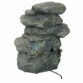 thumbnail image 3 of Sunnydaze Tabletop Water Fountain - Stacked Rocks 10.5 Inch Relaxing Desktop Water Fountain with LED Lights - Office, Bedroom, Living Room, 3 of 11