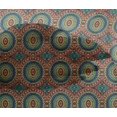 thumbnail image 4 of oneOone Viscose Chiffon Fabric Floral Mandala Block Decor Fabric Printed BTY 42 Inch Wide, 4 of 4