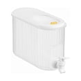 thumbnail image 1 of EGNMCR Storage Containers 3.5L Cold Kettle With Faucet In Refrigerator, Large Capacity Water Iced Juice Lemonade Water Jug Fruit Teapot Bucket Drink Container For Garden Home Party Cold kettle, 1 of 8