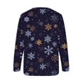 thumbnail image 5 of Sweatshirt de Noël pour Femmes 2023 Mode Imprimé Manches Confortable Respirant Col Rond en Solde, 5 of 5