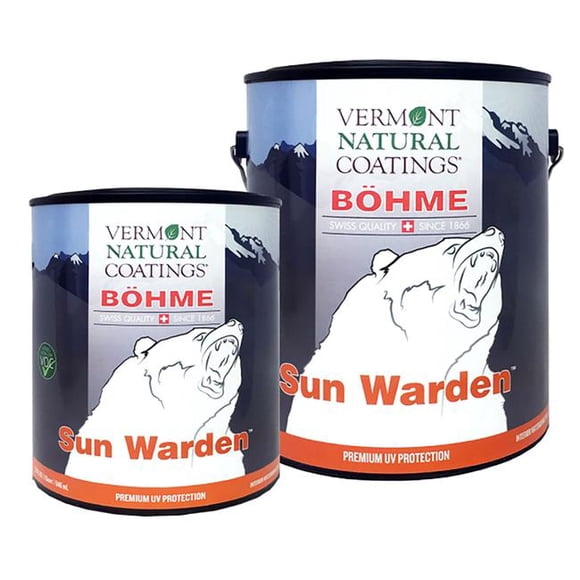 Vermont Natural Coatings 1006604 5 gal Sun Warden Flat Whitewash Water-Based Waterborne Wood