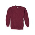 thumbnail image 1 of Hanes Chandail à Col Rond pour Adulte en Coton Ultime, 3TG, Bordeaux, 1 of 1
