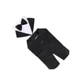 thumbnail image 1 of facefd Dog Tuxedo Dog Suit and Bandana Set Party Shirt Exquisite Stitching Size S, 1 of 9