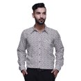 thumbnail image 1 of BESTMAN Long Sleeve Formal Shirt For Men Printed Button Down Cotton Men Shirts, 1 of 5