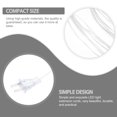 thumbnail image 3 of 2 Pcs Cordons d'Extension Transparents Cordon d'Extension Invisible Lumière de Noël Extension pour Intérieur Extérieur avec Fiche US, 3 of 9