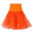 thumbnail image 1 of Birdeem Jupe Bouffante en Gaze Taille Haute Rétro d'Été à la Mode pour Femme Jupe de Fête, 1 of 6