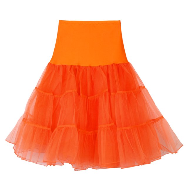 Birdeem Jupe Bouffante en Gaze Taille Haute Rétro d'Été à la Mode pour Femme Jupe de Fête