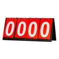 thumbnail image 2 of DYNWAVECA Tableau de Bord Score Gardien de la Compétition à 4 Chiffres Score Portable pour le Basket-Ball Intérieur et Extérieur Volley-Ball Rouge, 2 of 10