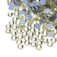 thumbnail image 1 of Uxcell Hotfix Rhinestones Flatback Crystal Glass Gems for Craft Clothes DIY Decoration Light Yellow 4.8mm, 1 of 5