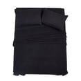 thumbnail image 1 of Home Beyond & HB design - Thermal Solid Bed Sheets Set Queen Size - 4-Piece Flannel Fleece Bedding Sheet Set with Deep Pocket - Super Soft C, 1 of 5
