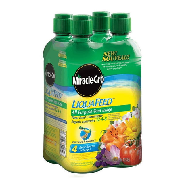 4 Pack Liquafeed Refills All Purpose Fertilizer