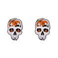 thumbnail image 2 of Maytalsory Exquisite And Fashionable Halloween Enamel Pin Brooch Gift For Gothic Jewelry Enthusiasts human skeleton 2Set, 2 of 6