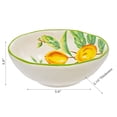 thumbnail image 2 of IH Casa Decor Ceramic Lemon Bowl - Set of 2, 2 of 4