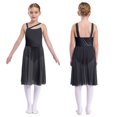 thumbnail image 3 of Oyolan Robe de Danse Ballet Sans Manches en Maille Transparente pour Filles Vêtements de Performance Lyrique Noir 10, 3 of 7