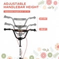 thumbnail image 4 of Aosom Trottinette, Jouet à Chevaucher pour Enfants avec Roue Gonflable de 16 Pieds', Blanc, 4 of 10