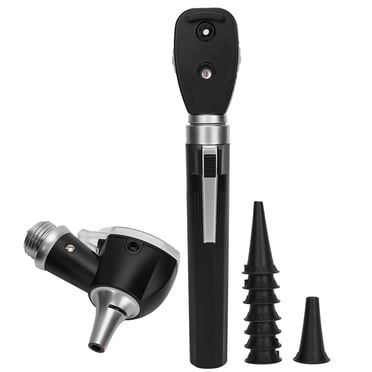 Ophtalmoscope Otoscope, Matériau Sûr Pratique Durable Ophtalmoscope Optique Otoscope pour Oreilles pour Santé pour Yeux