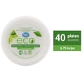 thumbnail image 1 of Great Value Eco Assiettes à Dessert Compostables, 40 Assiettes, 1 of 3