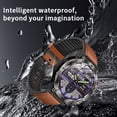 thumbnail image 4 of Montre Intelligente Appel Bluetooth Lampe de Poche LED Étanche IP67 2,01 Pouces Traqueur de Mise en Forme Appel Bluetooth (Répondre/faire des Appels) Rappel de Messages Montre Intelligente Femmes Hommes Montre pour Android, 4 of 9