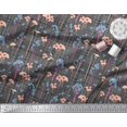 thumbnail image 2 of Soimoi Georgette Viscose Fabric Floral & Check Print Fabric by Yard 42 Inch Wide, 2 of 5