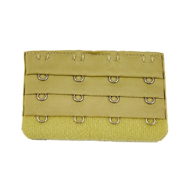 Baohd Rallonge de Bretelle Rallonges de Soutien-Gorge Boucle 4 Crochets Respirant Accessoires Pratiques Réglable Remplacement 3 Rangées sous-Vêtements Vert Gazon