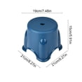 thumbnail image 3 of EGNMCR Plastic Stool Household Mini Stool Plastics stools, 3 of 6