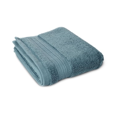 Serviette de toilette Hometrends 100 % coton uni, 1 pièce, 550 g/m², ultra absorbante et douce, bleu sarcelle clair