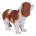 thumbnail image 5 of Garden Decor Animal Statue Brown/White King Charles Spaniel Standing Statue, 5 of 5