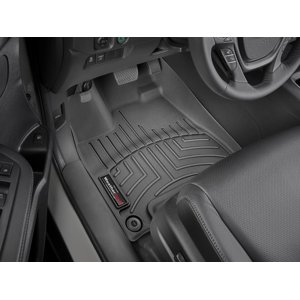 Fits 2017-2023 Honda Ridgeline Weathertech Floor Liner 449711 FloorLiner; Molded Fit; Black; Thermoplastic Polyolefin TPO Vacuum Formed Material; 2 Piece