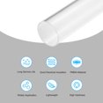 thumbnail image 3 of Unique Bargains Acrylic Pipe Clear Rigid Round Tube 47mm ID 50mm OD 6" for Lamps and Lanterns Water Cooling System, 3 of 6