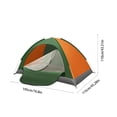 thumbnail image 3 of LSLJS Tente Automatique Double de Camping Extérieur pour 1 à 2 Personnes, Tente Oxford, 3 of 6