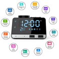 thumbnail image 3 of Radio Bluetooth Speaker With Clocks Dual USB Charging Port AUX Card Play Thermometer Kit Radio, 3 of 12