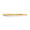thumbnail image 2 of Diamond2Deal 14k Yellow Gold 1.2mm Half Round Satin Women's Stackable Band Size 9, 2 of 3