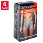 Stanfield’s Men’s Briefs, 6-pack (Grey, Medium)