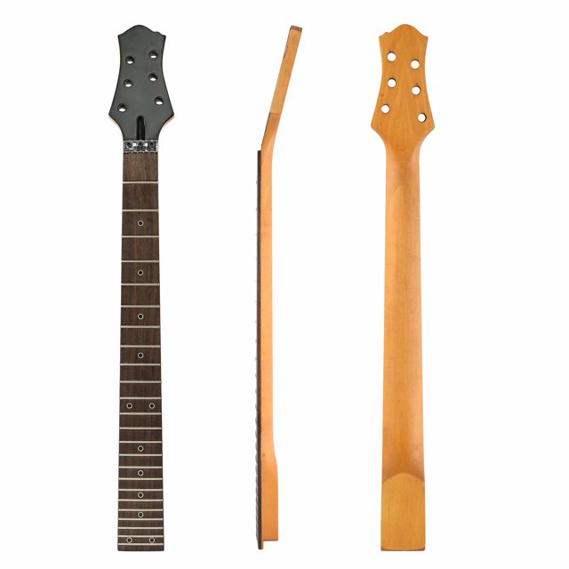 24 Fret 25.6 Inch Guitar Neck Matte Maple Neck Rosewood Fretboard Guitar Neck LP Guitar Replacement
