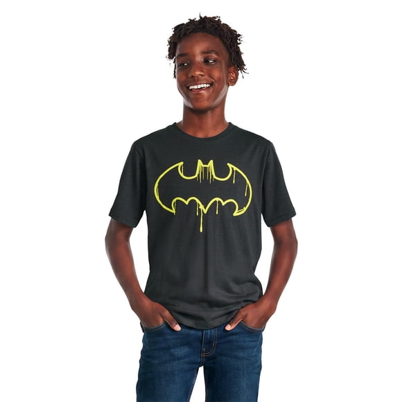 T-shirt à imprimé graphique Batman DC pour garçons
