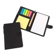 thumbnail image 1 of Notes Autocollantes à Bouton Noir avec Stylo Bloc-Notes Mémo Autocollant Bloc-Notes Bureau École Planificateur Journal Fournitures d'Écriture Notes de Rappel Noires Compagnon de Bureau, 1 of 6