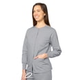 thumbnail image 3 of Adar Universal Scrubs For Women - Round Neck Warm-Up Scrub Jacket, 3 of 7