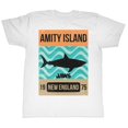 thumbnail image 1 of Jaws T-Shirt pour Adulte Blanc Waves, 1 of 1