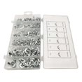 thumbnail image 1 of S SERENABLE 150 Pieces Butterfly Wing Nuts Assortment Ear Butterfly Nut M5 M6 M8 with, 1 of 9