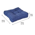 thumbnail image 2 of EGYMEN 40cm 3D Thick Imitation Linen Seat Cushion, Compressed Travel Floor Mat with Candy Colors, 2 of 6