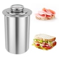 thumbnail image 1 of Kctiaxy Cuiseur à Viande Presse à Viande en Acier Inoxydable Presse à Viande Grande Capacité avec Forme Ronde Presse à Viande pour Lunch Maison Machine à Viande Appareils de Cuisine, 1 of 9