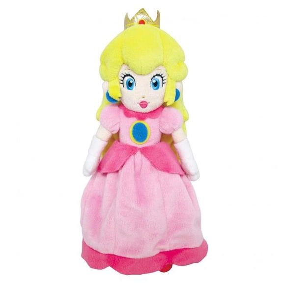 Super Mario Bros 807185 10 in. Super Mario Brothers Princess Peach Plush Doll